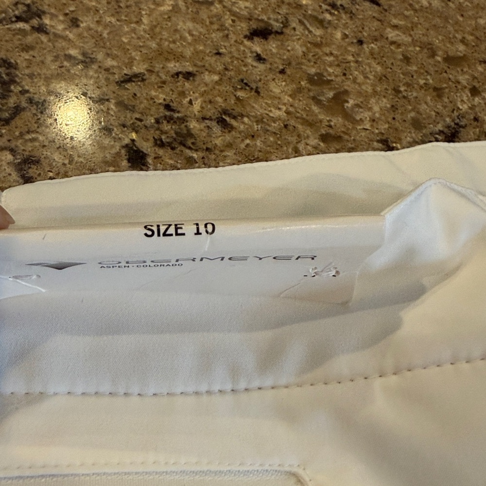 Obermeyer White Women's Ski Pants Size 10 - Picture 3 of 13